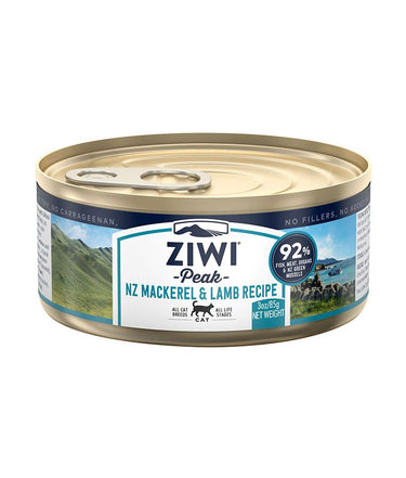 ZIWI Peak Mackerel & Lamb Recipe Wet Cat Food - 185G
